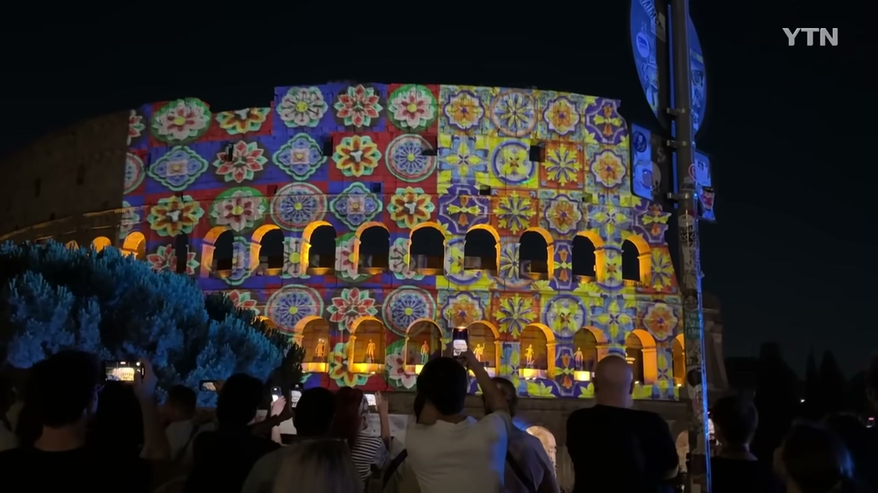 Korea-Italy Media Art Exchange — Rome Colosseum