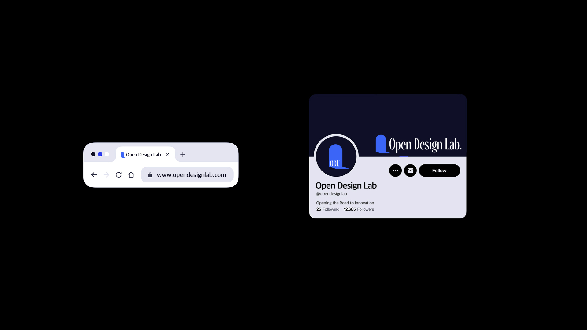 Open Design Lab — Brand identity