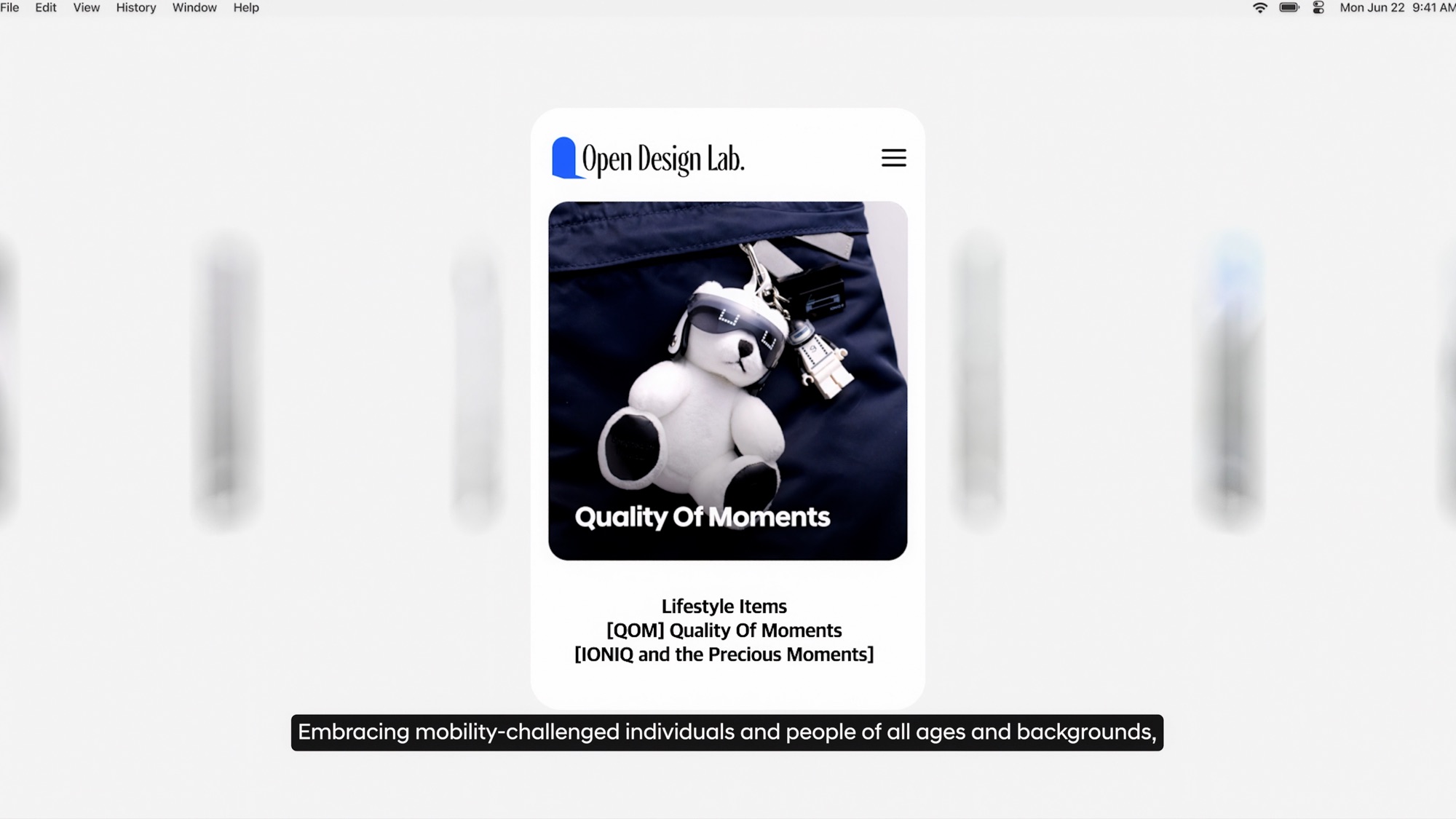 Open Design Lab — Content production